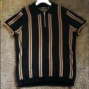 Half zip business casual shirt